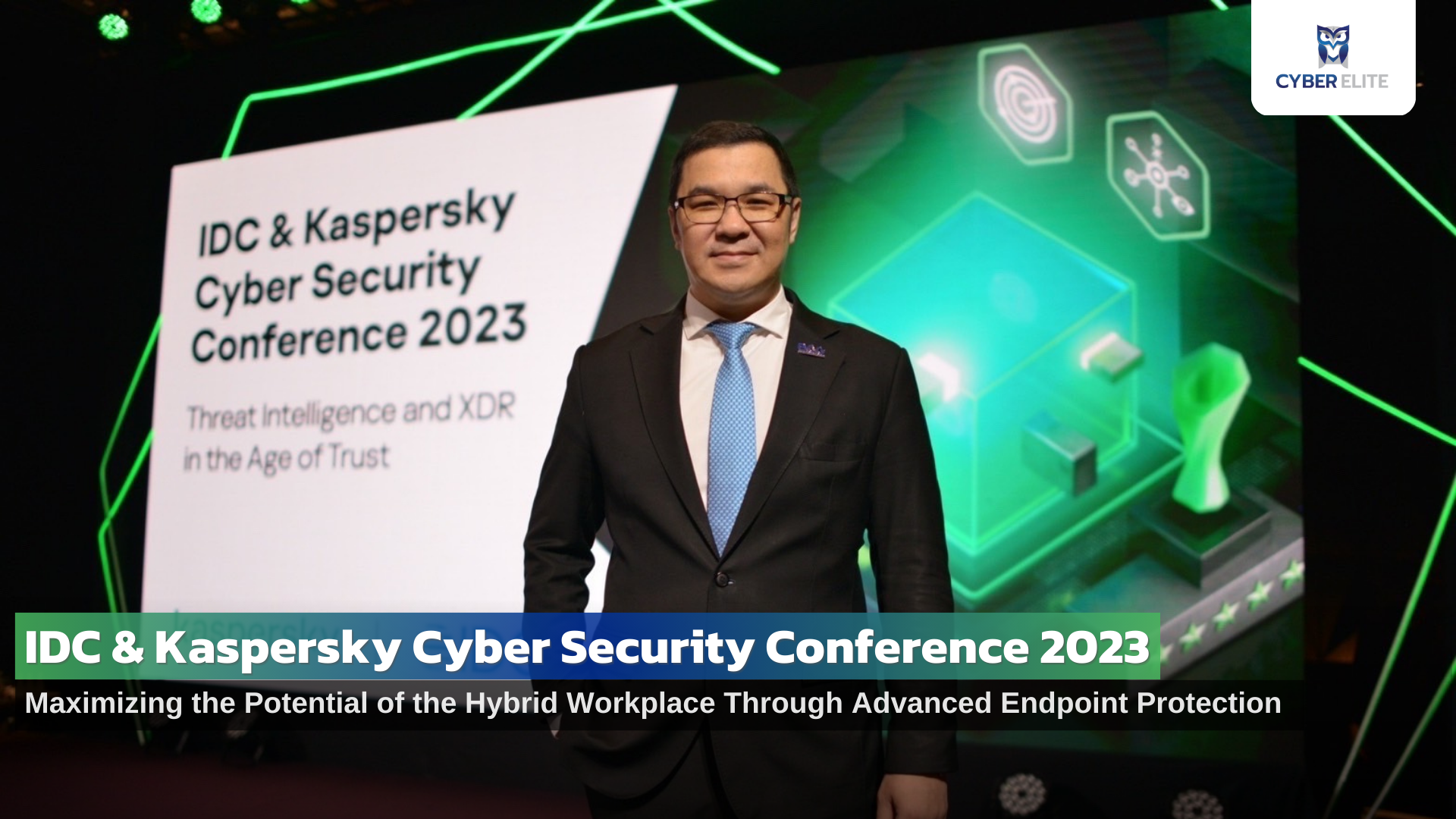 ดร.ศุภกร กังพิศดาร กรรมการผู้จัดการ บริษัท ไซเบอร์ อีลีท ได้รับเกียรติร่วมเป็นผู้ร่วมเสวนาในงาน “IDC & Kaspersky Cyber Security Conference 2023”